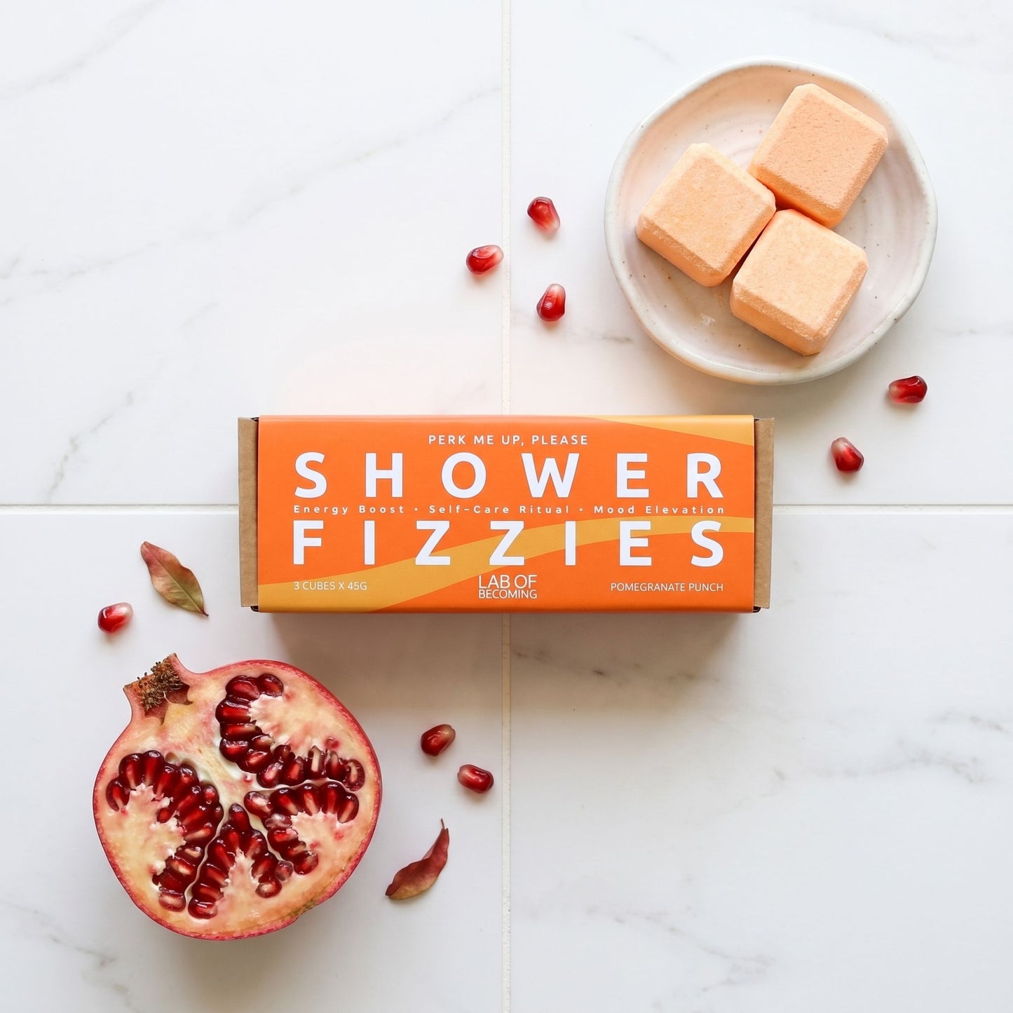 Pomegranate Punch Shower Fizzies