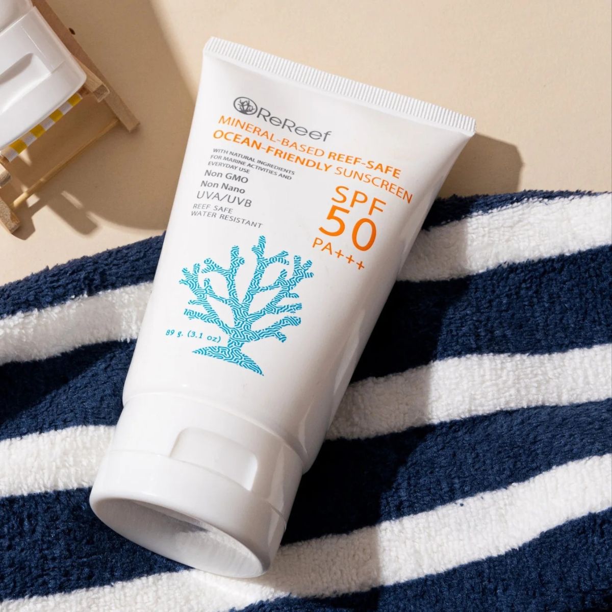 ReReef Mineral-Based Ocean-Friendly Reef-Safe Sunscreen SPF50 PA+++